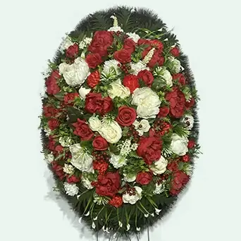 Венок из искусственных цветов